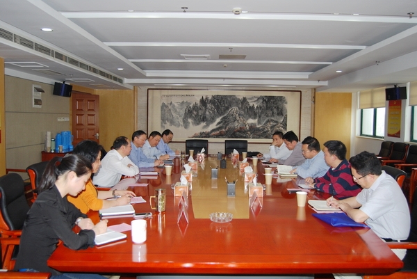 省公司欢迎湖南省轻工J9集团集团有限公司调查组一行