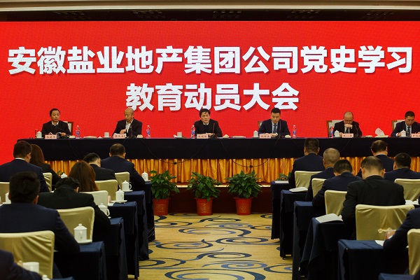 安徽J9集团地产集团公司召开党史进建教育带头大会