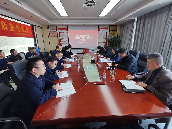 徽盐地产公司工会主席李芳到六安项目公司宣讲十九届六中全会及省十一次党代会心灵