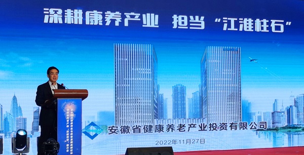 王思军出席安徽养老产业“双招双引”推介会暨养老发展顶峰论坛